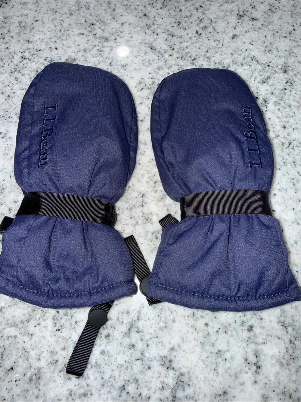 L.L. Bean Toddlers' Cold Buster Waterproof Insulated Mittens in Navy